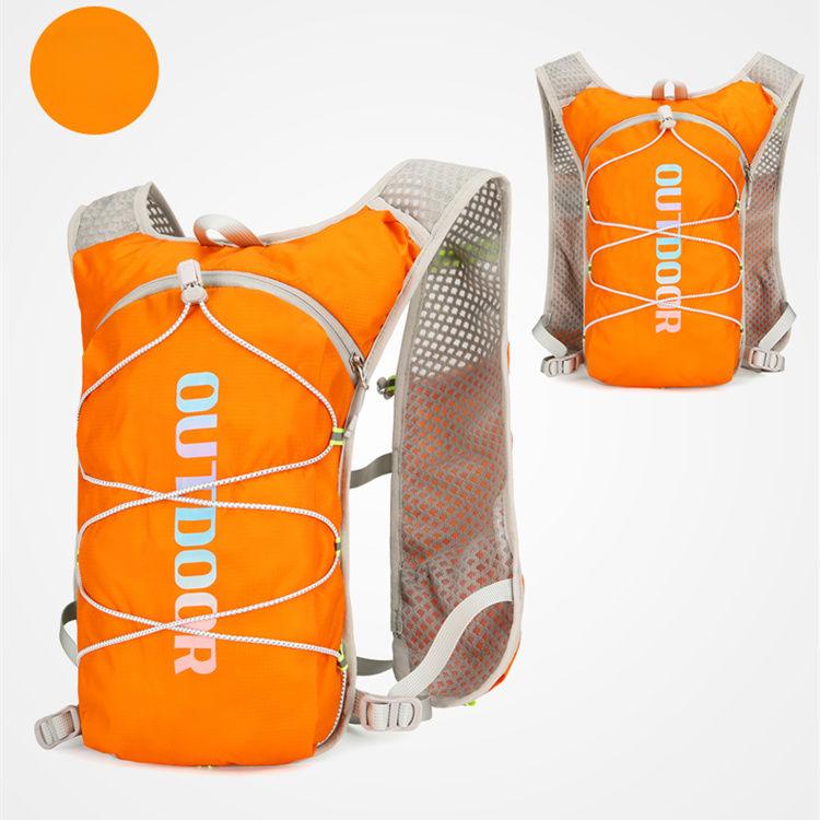 Multifunctional Nylon Running Backpack Reflective Safety Sports Hydration Backpack Cycling Bag
