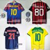 Ronaldinho Soccer Training Jersey Collection Mens Short Sleeve Football Kit Retro Team Uniform Practice Matches