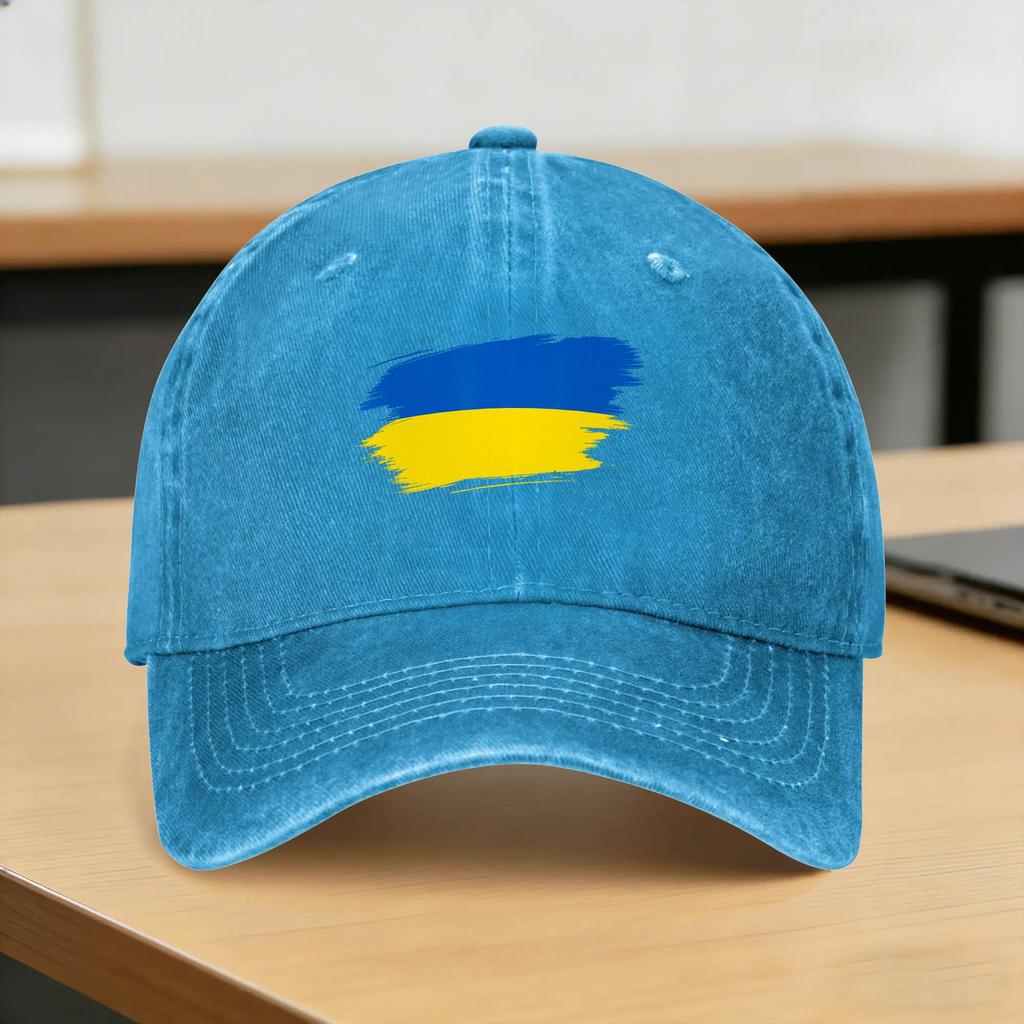 Ukraine Ukrainian Flag Casual Baseball Cap Summer Trucker Hat Outdoor Sport Hip Hop Hats Unisex Adult Yk Retro Baseball Caps