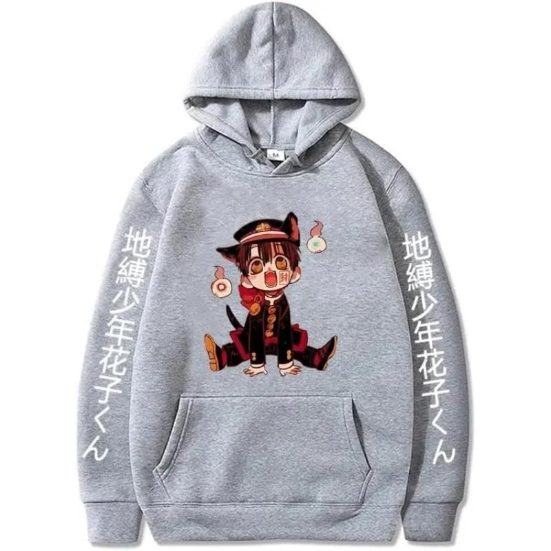 Anime Toilet Bound Hanako Kun Hoodies Unisex Harajuku Cartoon Long Sleeve Streetwear Casual Sweatshirts Pocket Tops