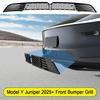 Front Grill Mesh Insert for Tesla Model Y Juniper Air Vent Cover Guard Car Bumper Grille for Tesla Model Y Accessories 2025 2026