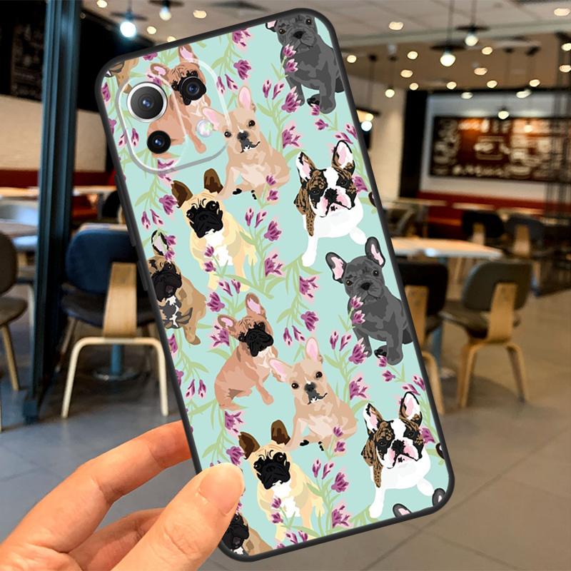 French Bulldog Dog Case For Xiaomi 14T Pro 11T 12T 13T 13 14 15 Ultra POCO X7 Pro X3 X5 X6 F5 F6 M6 Pro Coque