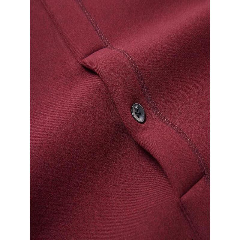 Hengyuanxiang Men's Thermal Wool Knee-Padded Pants