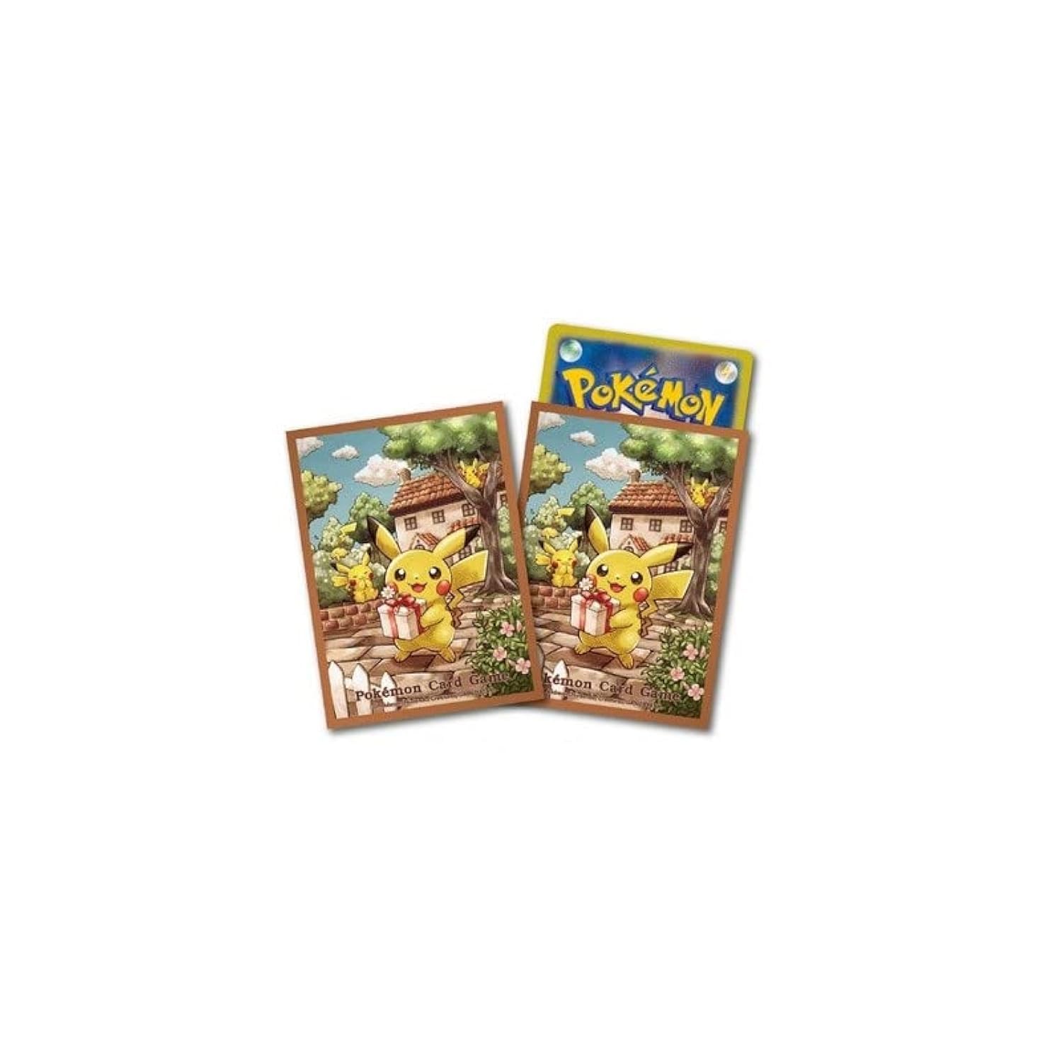 Nintendo Pokémon TCG 64 Card Sleeves Pikachu s Gift Deck Shield