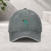 Blue Butterfly Washed Baseball Cap Unisex Cotton Street HipHop Adjustable Retro Duck Tongue Hat