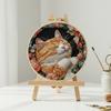 2 X Cats Embroidery Kit With Hoop [M-Ohaft4]