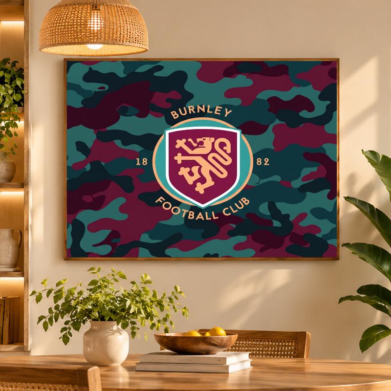 5D Diamond Painting Burnley Football DIY Full Drill Diamond Art Kit Home Decoration