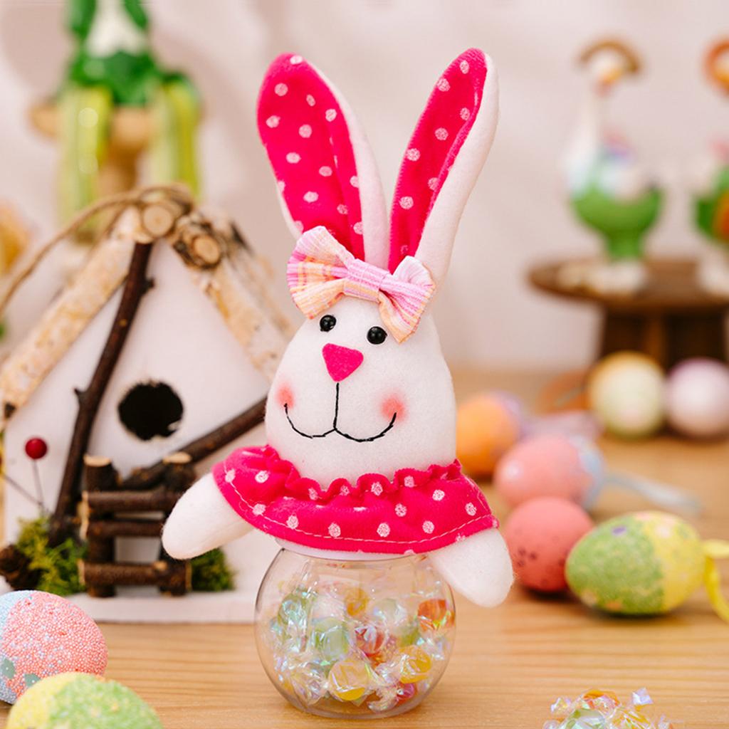 Transparent Easter Candy Box Candy Holder with Lid for Easter Celebrations Versatile Decoration for Various Gatherings