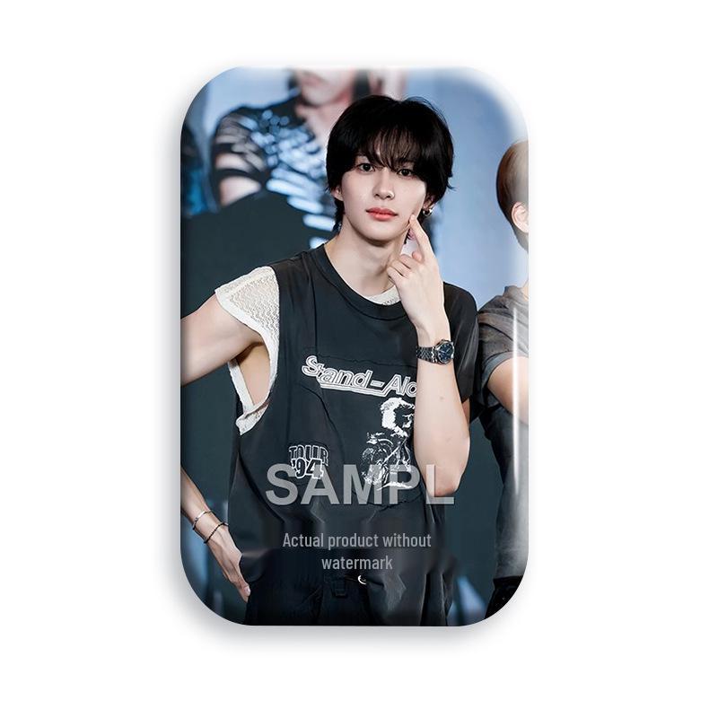 Anton Li Laser Square Star Idol Brooch & Pendant