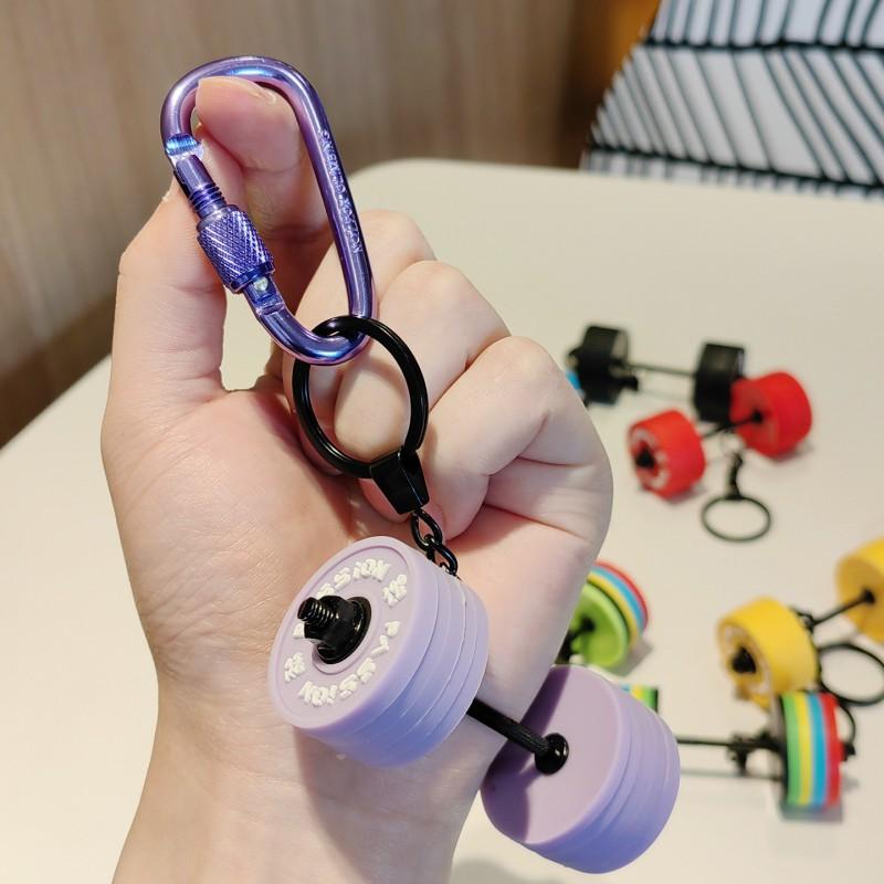 Fitness Bag Hanging High-value Equipment Series Dumbbell Barbell Key Chain Backpack Jewelry