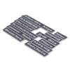 12pcs Magnetic Toolbox Labels Reusable 3D Printed Toolbox Drawer   for Steel Tool Boxes Cart Drawers Cabinets