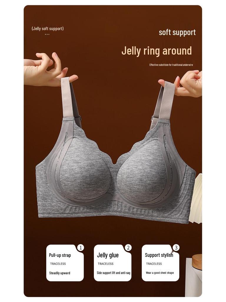 Women's Anti-Gravity Lift Bra - Seamless, Breathable, Adjustable, Anti-Sagging, Gathered Fit for Small Busts