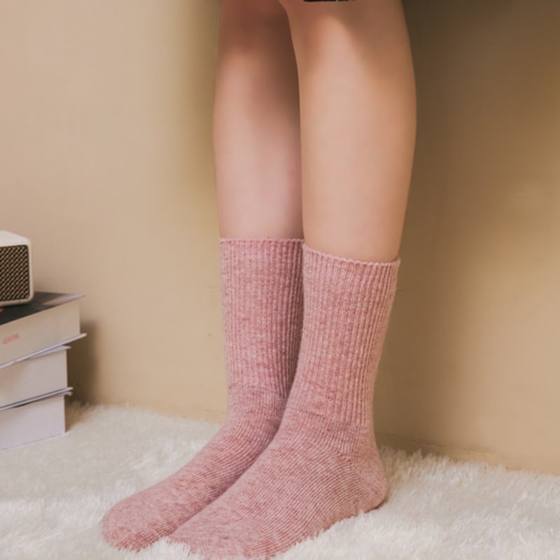 biarritz socks soft cashmere wool socks 7 colors