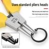 7-Inch Multifunctional Snap Ring Pliers for Internal & External Use - Professional Circlip, Retaining, Expanding, and Spring Pliers