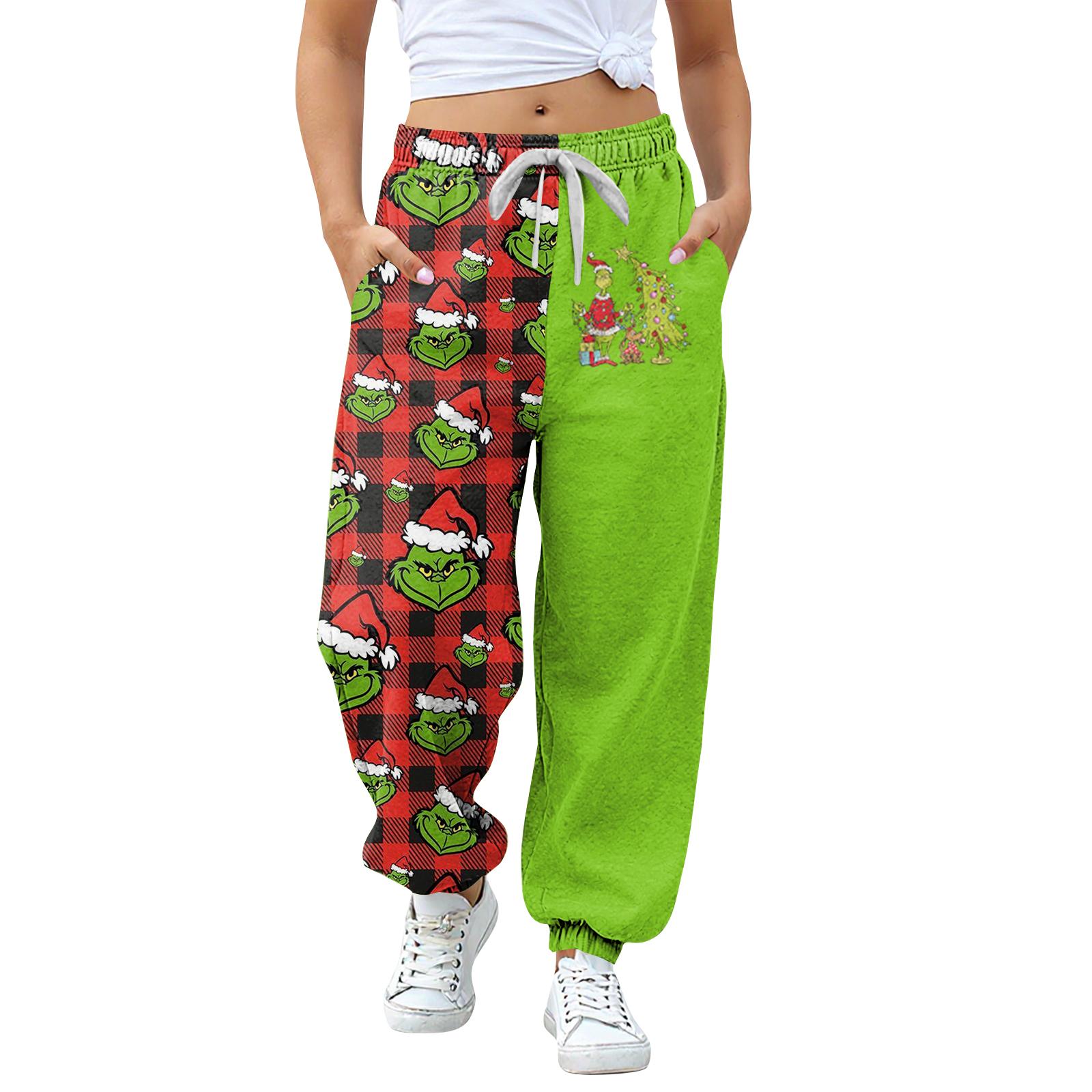 

Детская мода, рождественские свободные талии, однотонные повседневные спортивные штаны для отдыха 120