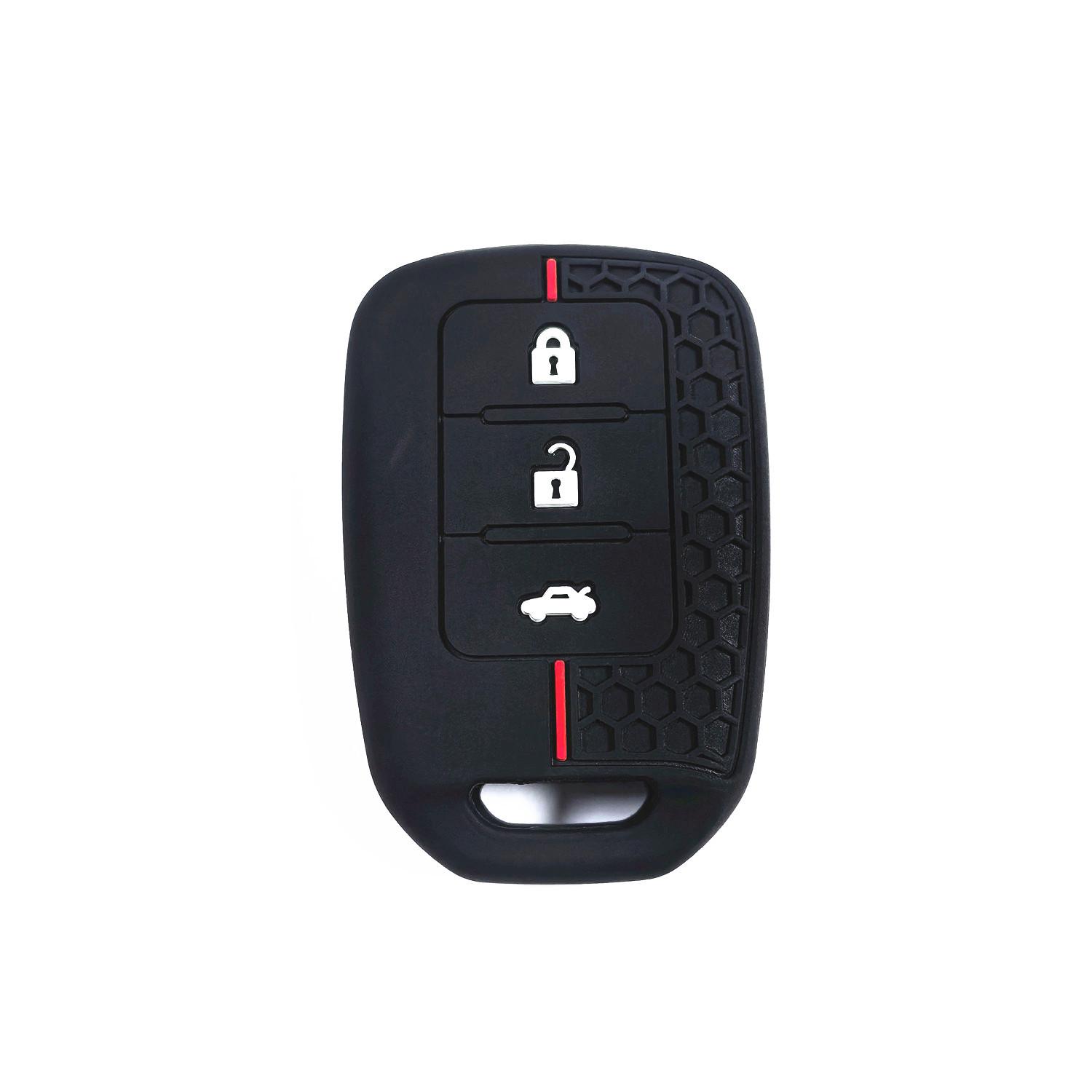 Силиконовый чехол для ключа для Honda CRV, Fit, XRV и Civic - Совместим со старыми моделями Standard Bulk