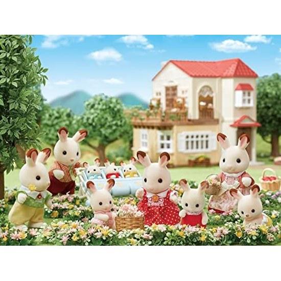 Sylvanian Families Dolls Chocolat Rabbit Family FS-46 ST Mark Certified 3 years up Toy Dollhouse EPOCH