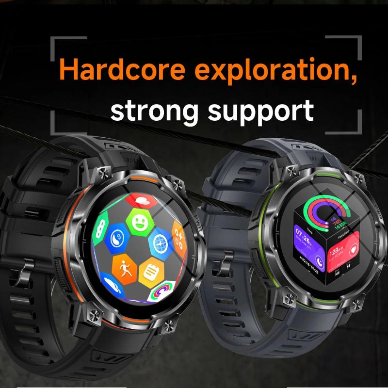 New GPS Outdoor Smartwatch, 1200mAh Battery, Compass, IPX8 Waterproof