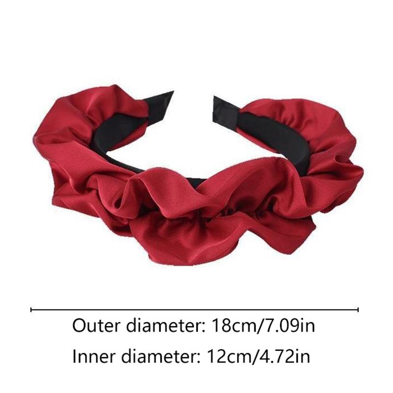 New Fashion Wide Hair Bands For Women Hair Holder Wash Face Headdress Solid Color Cloth Headband Hair Hoop Hair Accessories