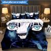 Jujutsu Curse Battle 3pcs K-pop Music Group Bedding set,Ideal for Bedroom, Dormitory,Including Duvet Cover And 2pcs Pillowcases,Fan Gifts