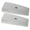 Rear Suspension Leaf Spring Shim Kit Rear 6 Degree, 2.5 Inches Wide Black silver Replace 18206.01 MS-WSC60