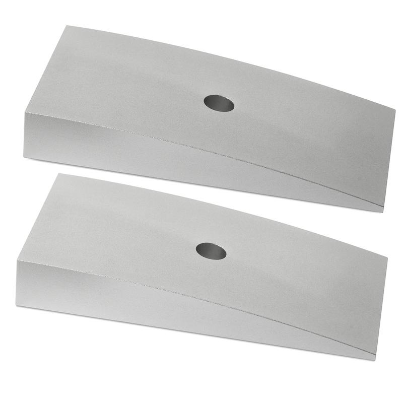 Rear Suspension Leaf Spring Shim Kit Rear 6 Degree, 2.5 Inches Wide Black silver Replace 18206.01 MS-WSC60