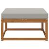 Outdoor Footstool Natural
