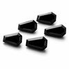 AAA Schwarzer Onyx Sarg Tropfenform Edelstein Facettenschliff Lose Steine Natürlicher Onyx Gothic Schmuckzubehör Cabochon für Schmuckherstellung