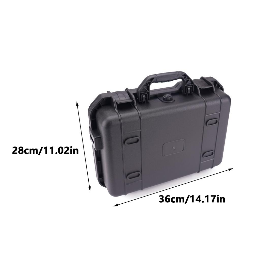 Portable Drones Protections Box with EVA Foam Interior, Water and Shock Resistant, Durability PC Shell for Travel