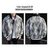 ROMON Men's Loose Fit Baseball Collar Work Jacket