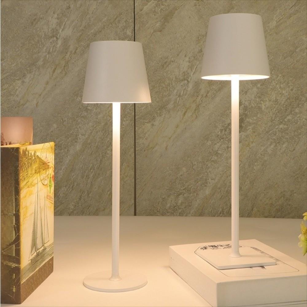 Ambiance Usb Rechargeable Table Lamp 3 Colours Wireless Touch Lamps LED Desk Lamp  For Hotel