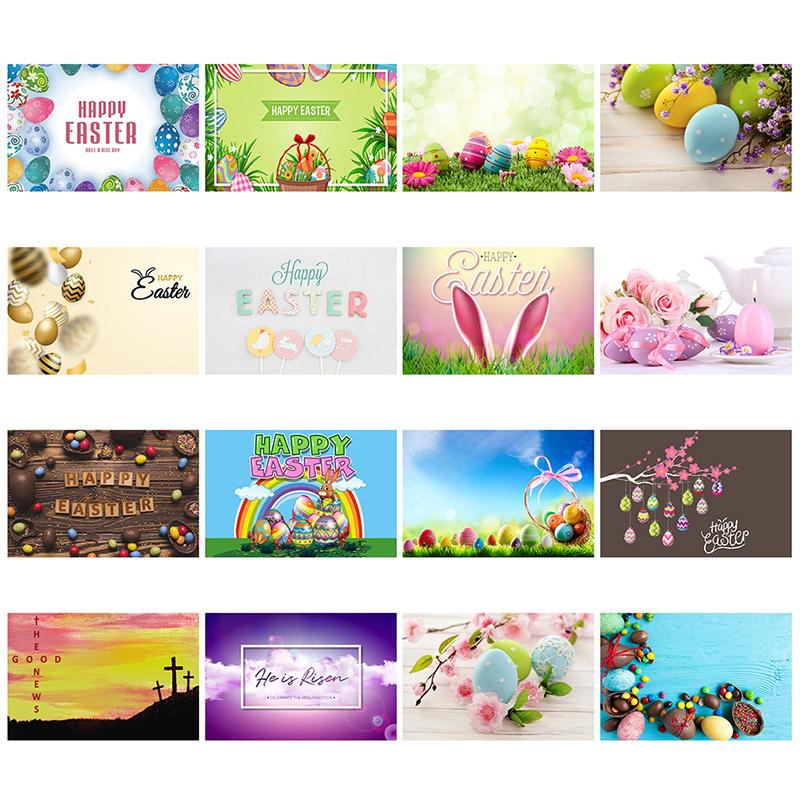 Easter Theme Background Cloth Egg Bunny Backdrop Photography Photographic Party Decor Background Photo Studio