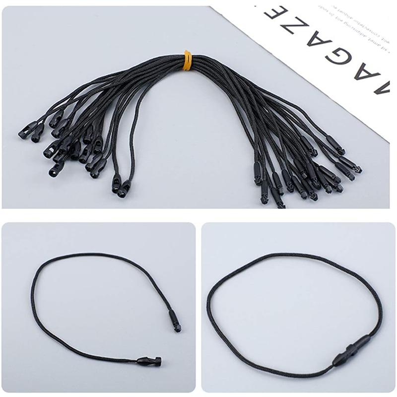 100pcs/lot Foldable Display Cards with Rope Kraft Paper Bracelet Necklace Retail Cardboard Packaging Tags for DIY Jewelry TMZ