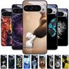 For Google Pixel 9 Pro XL Case Pixel9 Cute Animal Tempered Glass Phone Cover For GOOGLE PIXEL 9A Glass Protective Fundas Cases