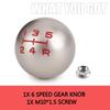 5/6 Speed Manual Round Ball Gear Stick Shift Knob Shifter MT FOR Honda Civic +
