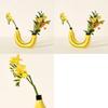 Vase Contemporary Banana Home Decor Made Of Synthetic Resin For Modern Minimalist Living Spaces