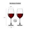 Red Wine Goblet ,Large Crystal Wine Glass, Christmas Durable Modern Beautiful Stemmed Wine Glasses,Clear Stylish Wine Glass