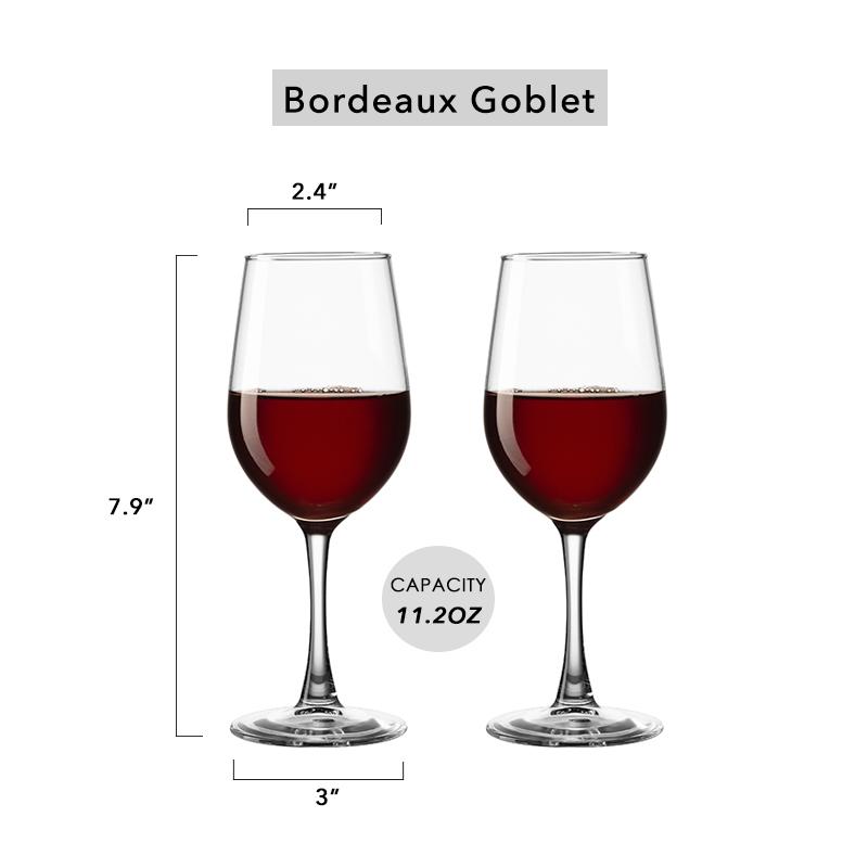 Red Wine Goblet ,Large Crystal Wine Glass, Christmas Durable Modern Beautiful Stemmed Wine Glasses,Clear Stylish Wine Glass