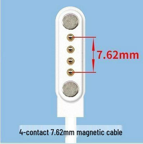 Slimme Kindersmartwatch Magnetische Oplaadkabel met Kortsluitingbescherming (2-pins, 4 mm).