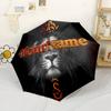 Galatasaray1 Personalized Name Umbrella Outdoor Automatic Umbrella Folding Umbrella with 8 Ribs Durable Plastic Iron for Outdoor Daily Use