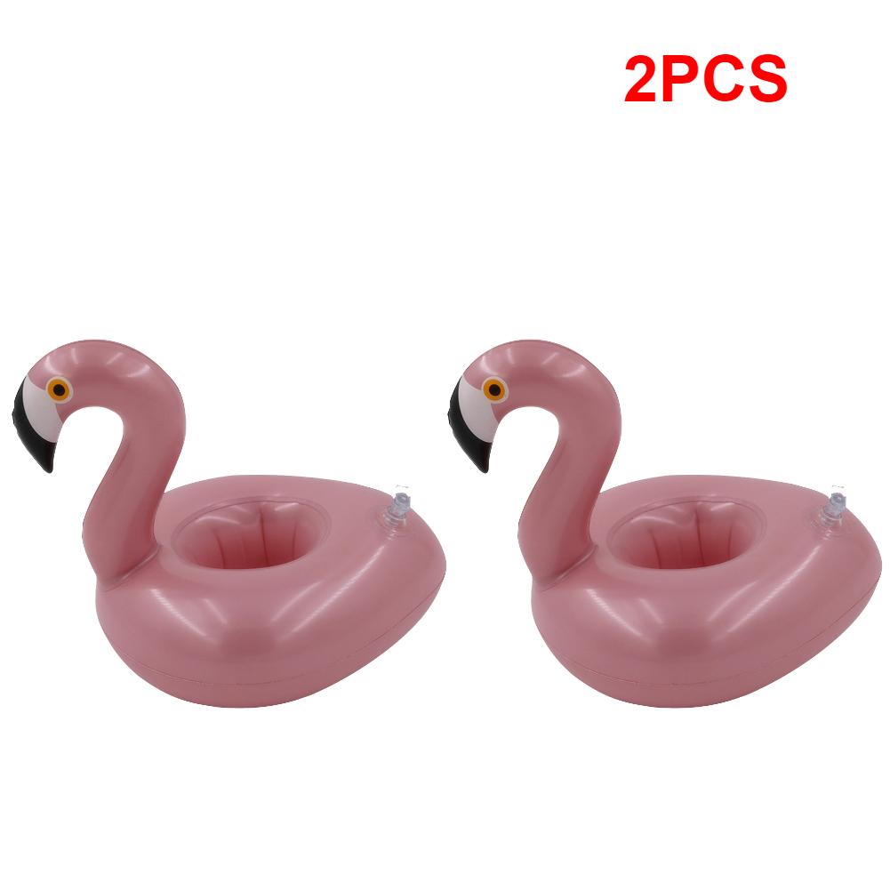 1-5 pièces Porte-gobelet Gonflable Flamant Porte-boissons Flotteur Piscine Jouet Piscine Baignade Décoration Fête Sous-verres Piscine Acce