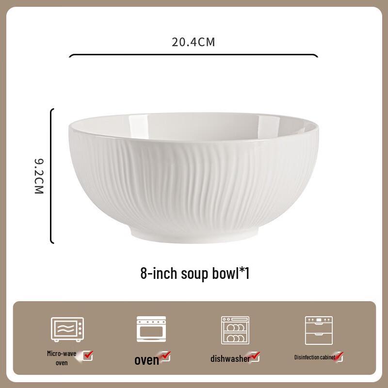 ZISIZ Jingdezhen Ceramic Soup Bowl