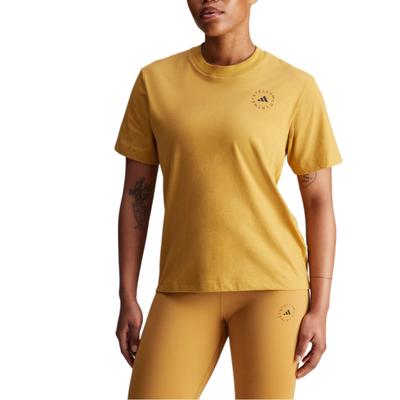 True Casuals Regular Comfortable Sports Round Neck Short Sleeve T-Shirt Women Tops Dune-Brown IW9923