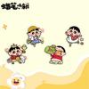 Crayon Shin-chan Anime-related Cartoon Acrylic Keychain, Cute Student Schoolbag Badge Pendant, Accessory, Gift.