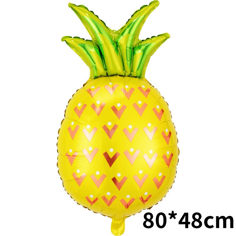 Special-Shaped Vegetable Fruit Aluminum Film Balloon Broccoli Orange Carrot Tomato Fruit And Vegetable Theme Decorative Balloon