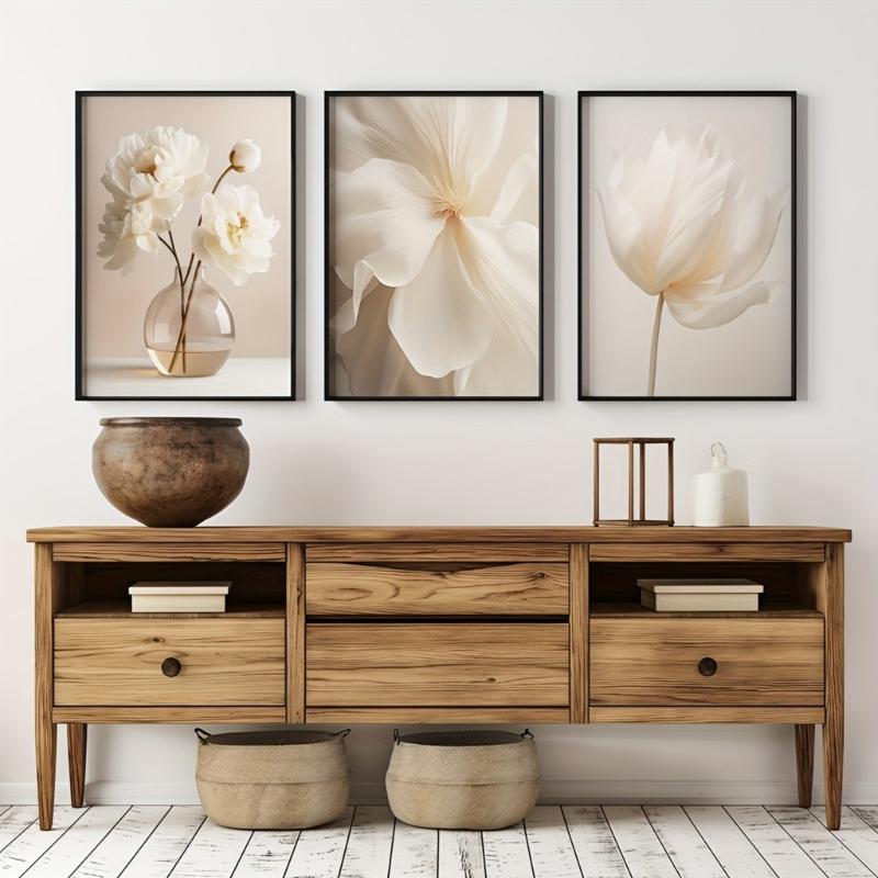 Wandkunst Leinwandbild Blumen Bild Poster Ungerahmt Bereit zum Aufhängen für Wohnzimmer Schlafzimmer Heimdekorationen Geschenk