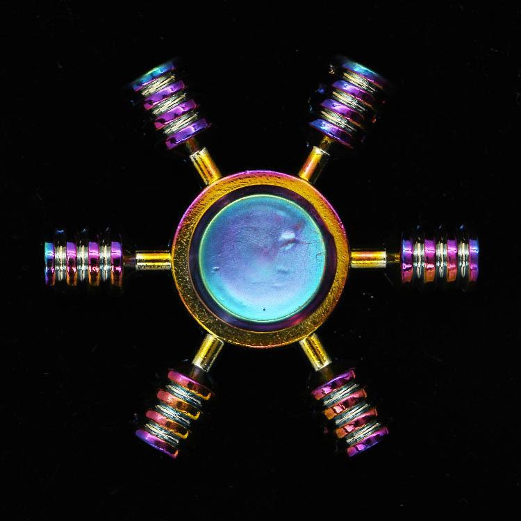 Quetschspielzeug Fidget Spinner Spielzeug Regenbogen Lebendig Fingerspitzenkreisel sensorisch Erwachsener Entlastungsspielzeug