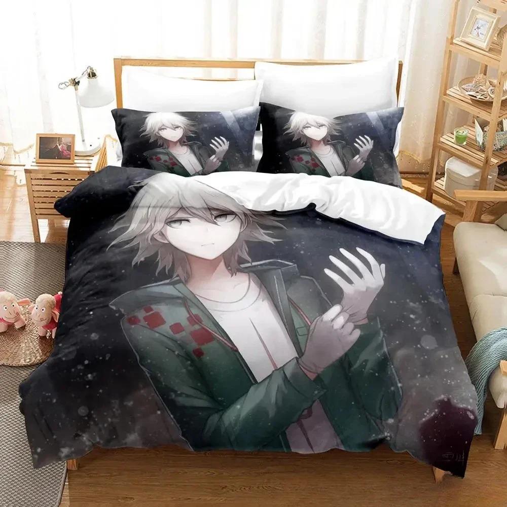 New Danganronpa V3 Bedding Set Single Twin Full Queen King Size Bed Set Adult Kid Bedroom Duvet Cover Sets 3D Print Anime Bed