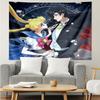 1PC Lunar Cat Magic Night K-pop Music Group Tapestry Accessories for Bedroom,Livingroom, Dormitory Room Wall Decor Fan Birthday Gifts