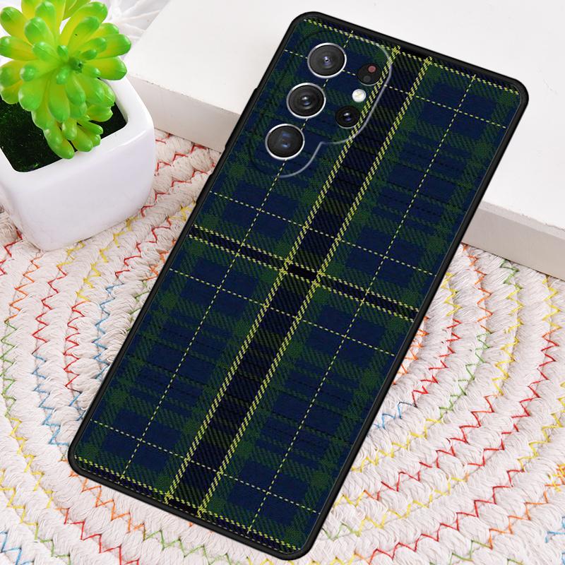 Fraser Clan Tartan Handyhülle für Samsung Galaxy Note 10 Pro S26 Ultra S23 S24 FE S25 S21 S22 PLUS stoßfeste Hülle